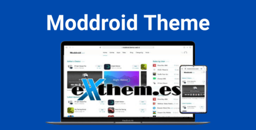 Moddroid Theme Free Download v9.3 (Nulled)