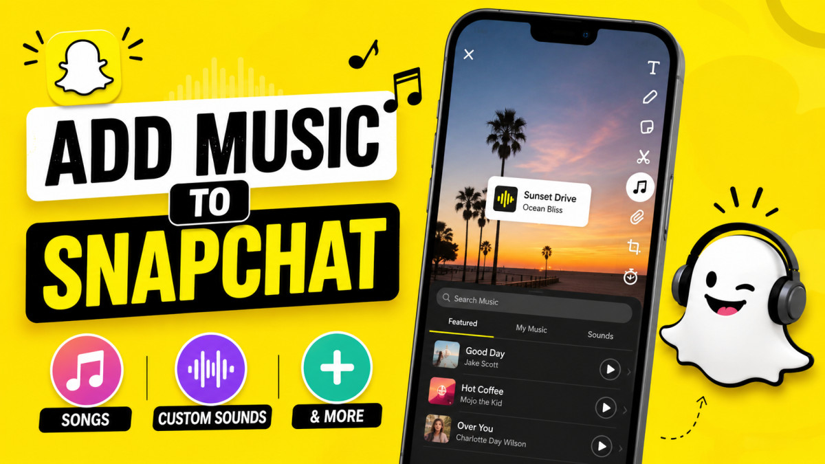 How to Add Music to Snapchat: Songs, Custom Sounds and More