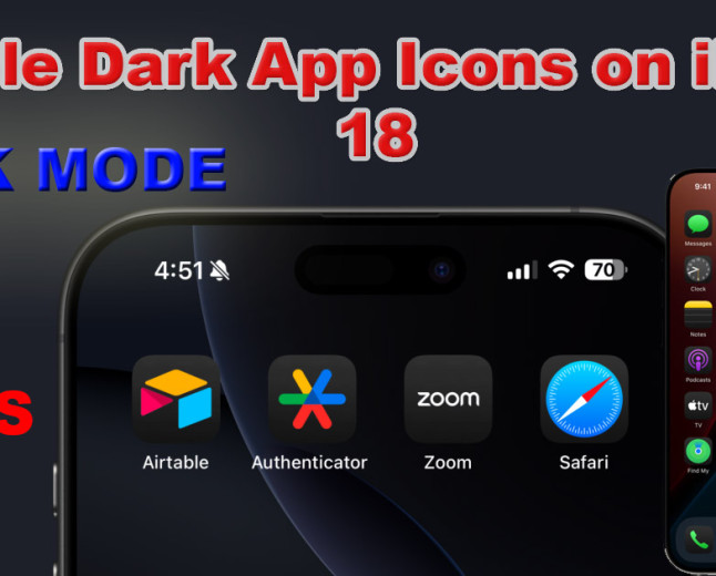How to Enable Dark App Icons on iPhone With iOS 18