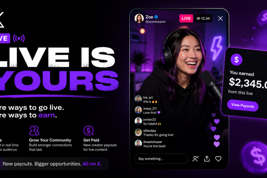 X is making a fresh push for live video with new creator payouts